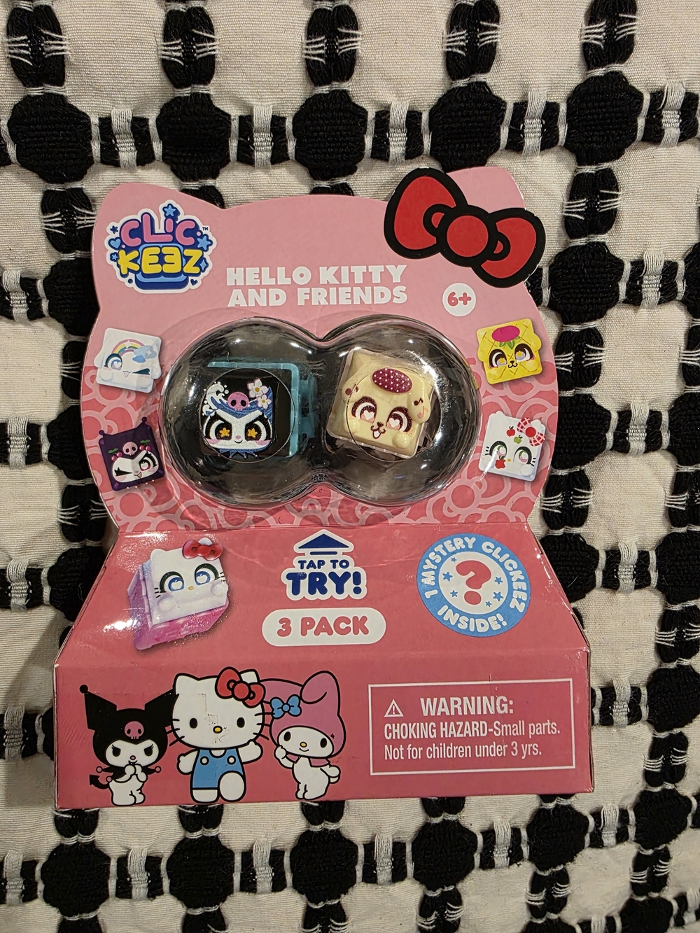 NWT Hello Kitty and Friends Clickeez 3-Pack